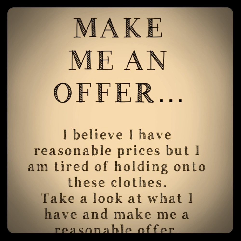 Accepting offers!!